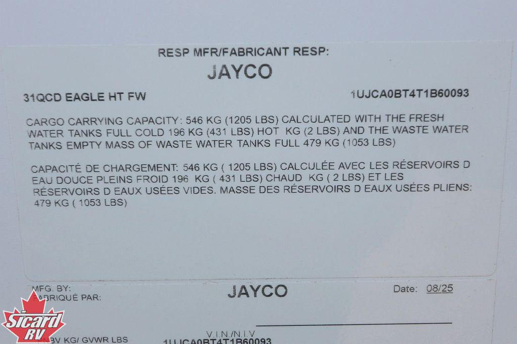 2026 JAYCO EAGLE HT 31QCD