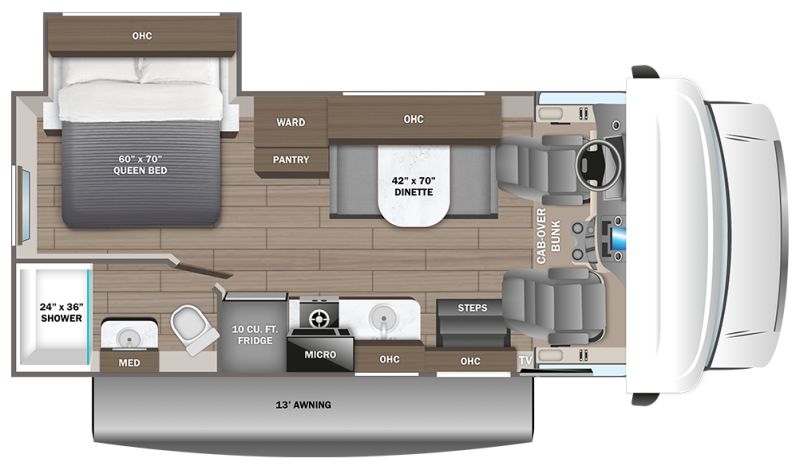 Floorplan for 2027 JAYCO REDHAWK SE 22CF