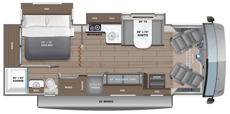 Floorplan for 2027 JAYCO ALANTE SE 27ASE