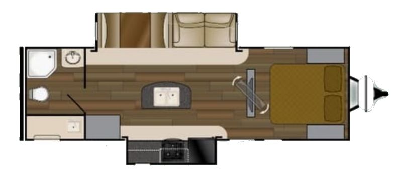 Floorplan for 2015 HEARTLAND MALLARD M28