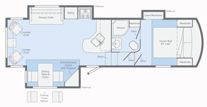 Floorplan for 2017 WINNEBAGO VOYAGE 28SGS