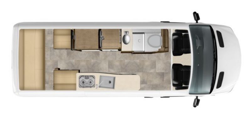 Floorplan for 2020 PLEASUREWAY PLATEAU TS