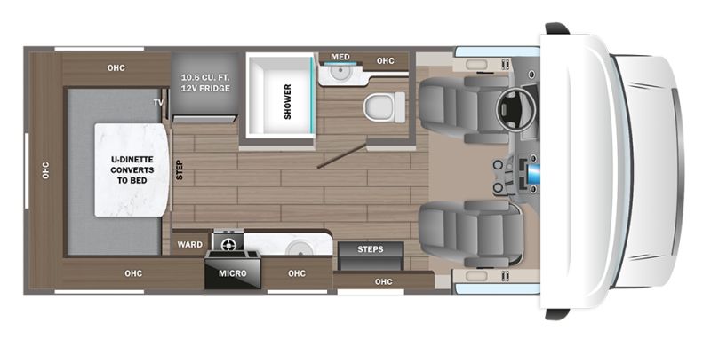 Floorplan for 2026 JAYCO REDHAWK SE 20LF