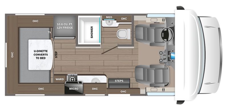 Floorplan for 2027 JAYCO REDHAWK SE 20LF