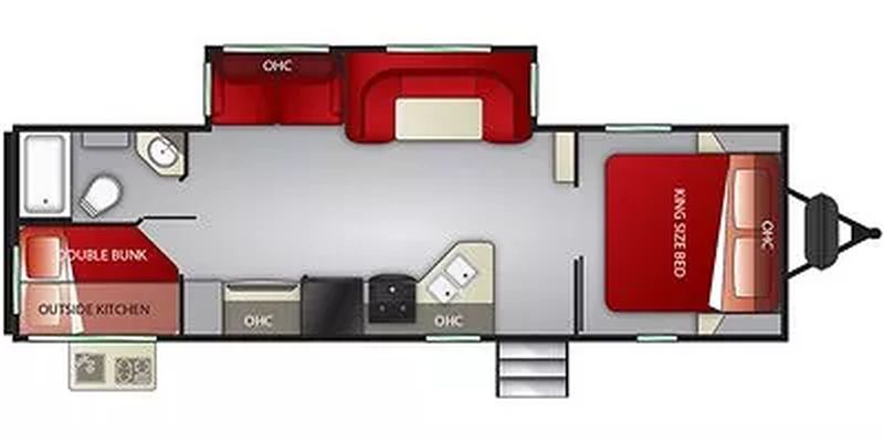 Floorplan for 2019 CRUISER RV EMBRACE ULTRA LITE EL275