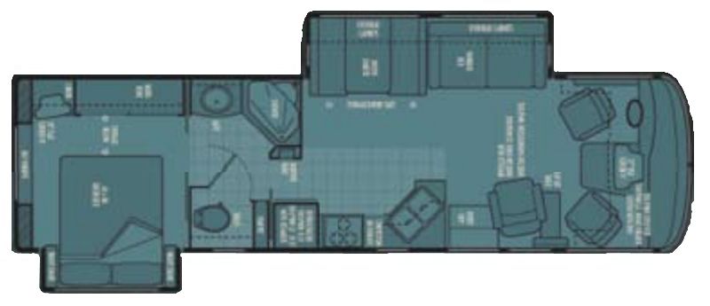 Floorplan for 2005 NATIONAL RV DOLPHIN 5320
