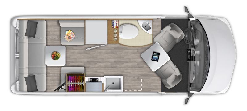 Floorplan for 2024 ROADTREK ZION SRT