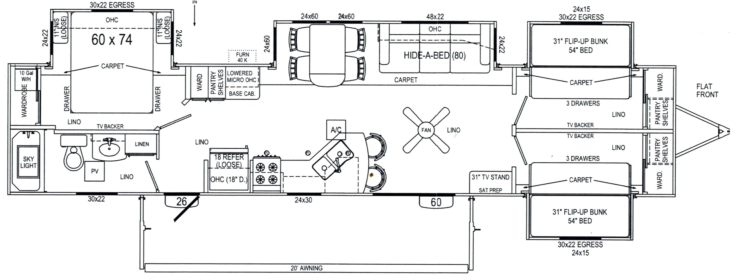 1997 Prowler 5th Wheel Floor Plans Carpet Vidalondon