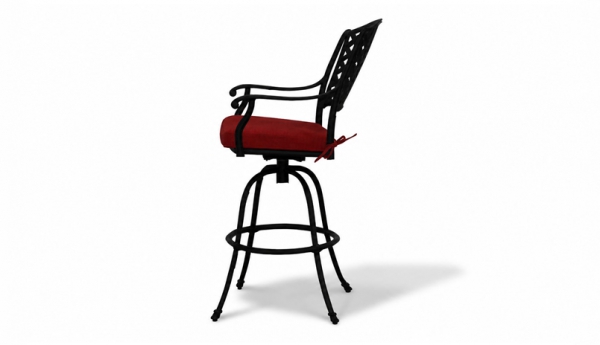 Classic Swivel Bar Chair - Picture 3