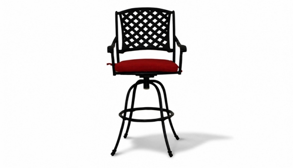 Classic Swivel Bar Chair - Picture 2
