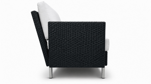 Element Wicker Right Arm Loveseat - Picture 2