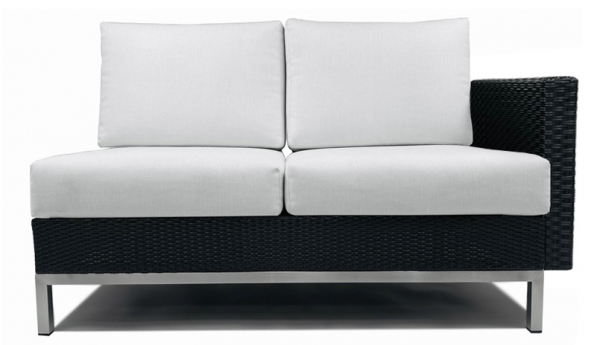 Element Wicker Right Arm Loveseat