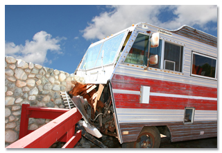 An RV crashed