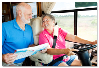 RV driver and navigator