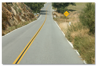 down hill slope