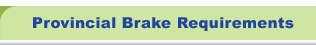 RV Provincial Brake Requirements