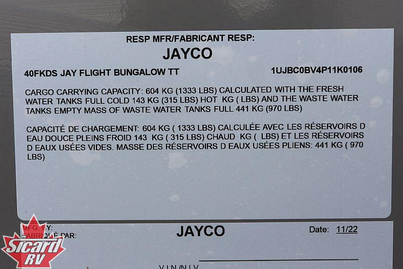 2023 JAYCO JAY FLIGHT BUNGALOW 40FKDS