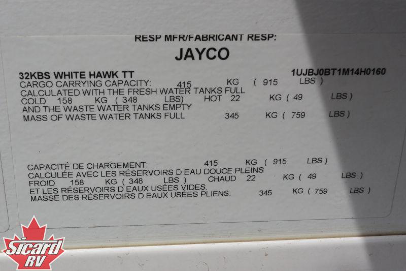 2021 JAYCO WHITE HAWK 32KBS