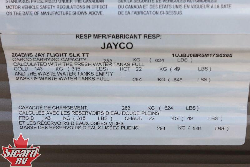 2021 JAYCO JAY FLIGHT SLX 8 284BHS