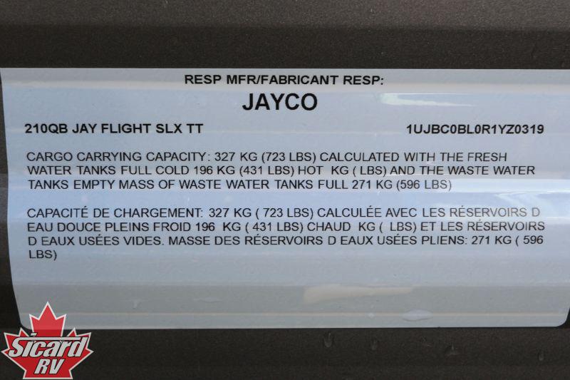 2024 JAYCO JAY FLIGHT SLX 210QB