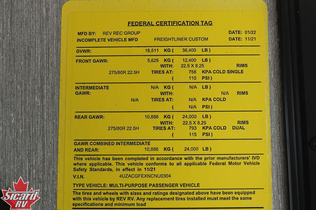 2022 FLEETWOOD DISCOVERY LXE 36HQ