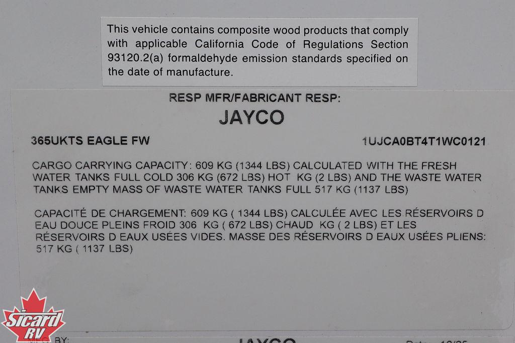 2026 JAYCO EAGLE 365UKTS