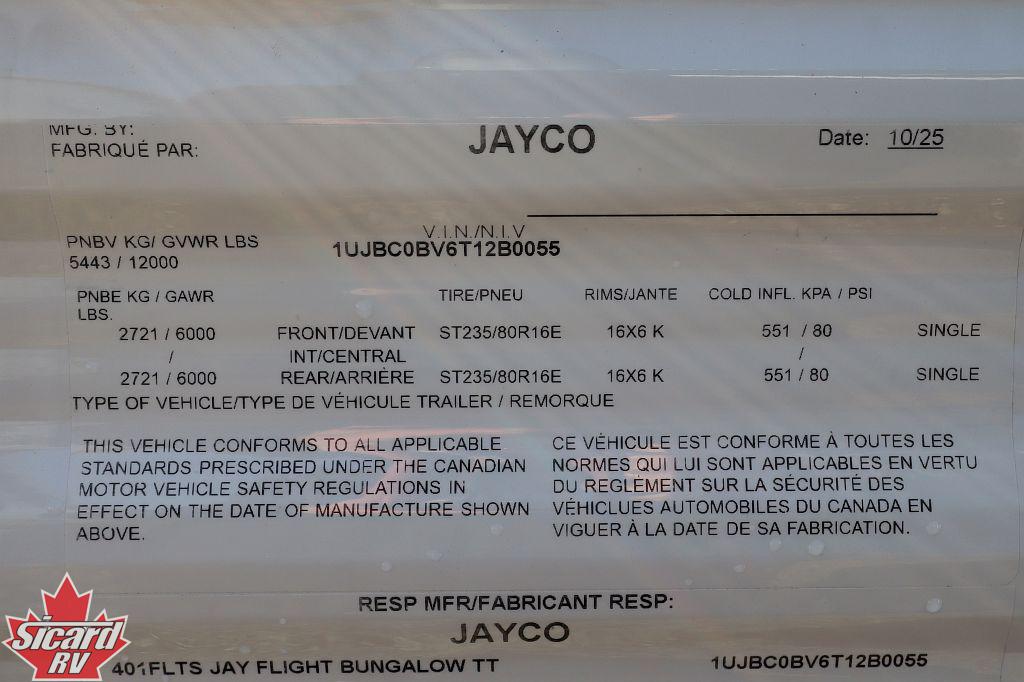 2026 JAYCO BUNGALOW DS 401FLTS