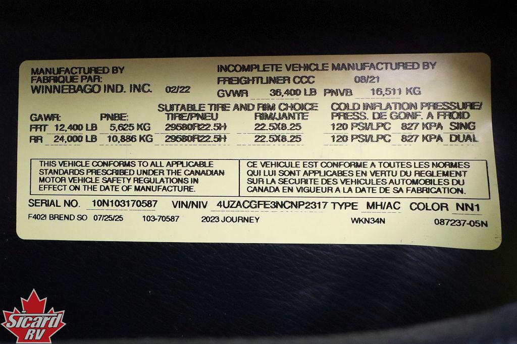 2023 WINNEBAGO JOURNEY 34N