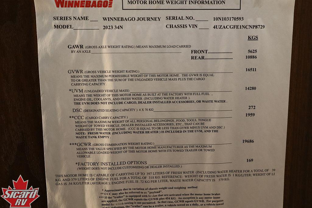 2023 WINNEBAGO JOURNEY 34N