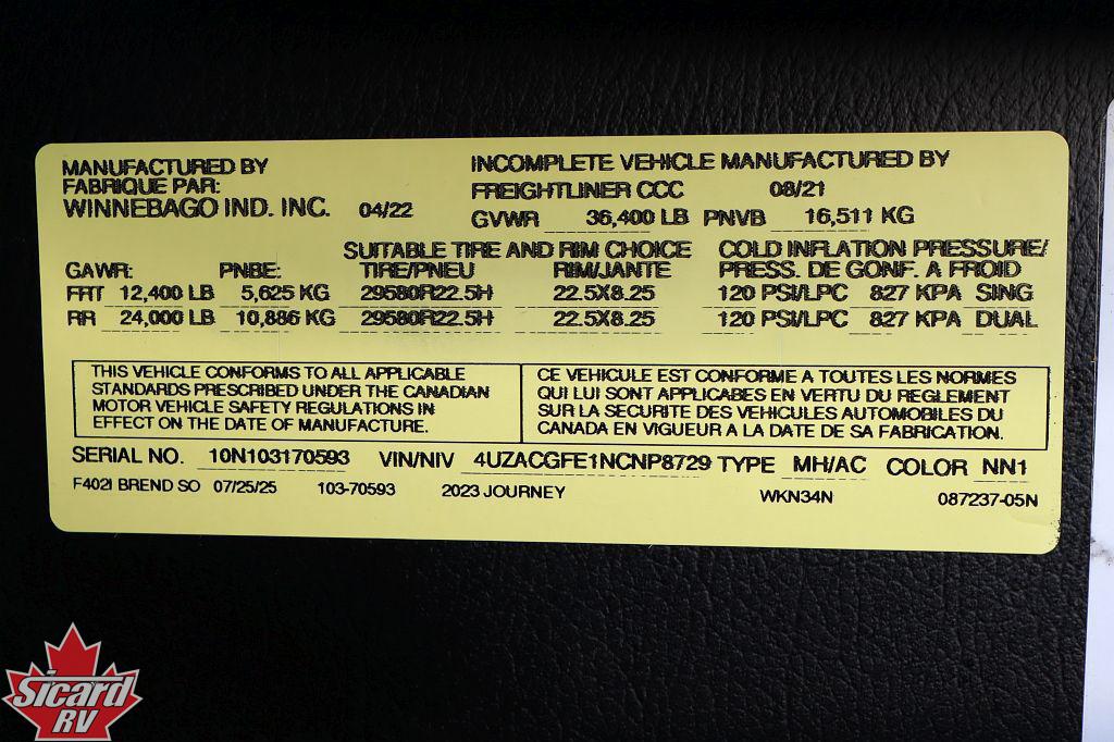 2023 WINNEBAGO JOURNEY 34N