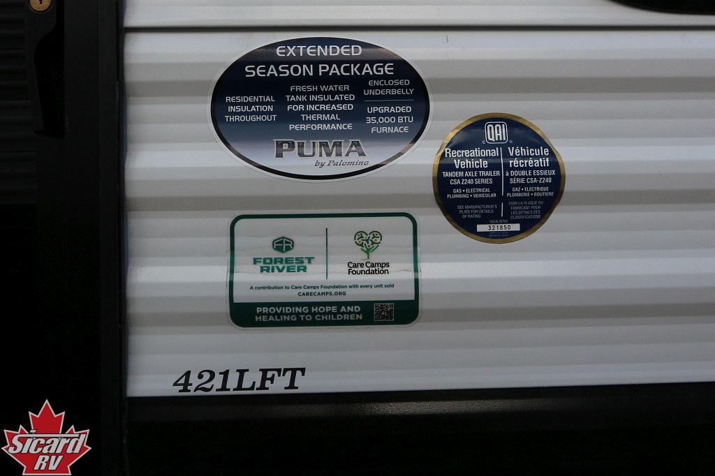 2026 PALOMINO PUMA VISTA 421LFT