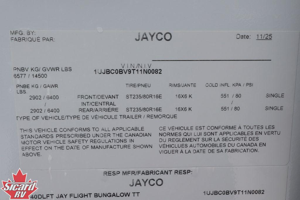 2026 JAYCO BUNGALOW 40DLFT