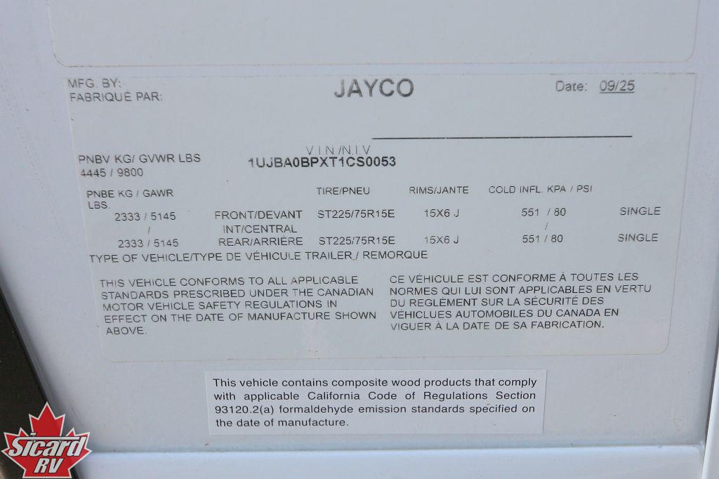 2026 JAYCO EAGLE HT 265FKDS