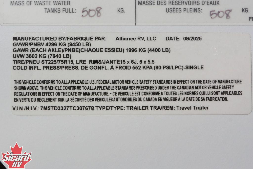 2026 ALLIANCE DELTA 292RL