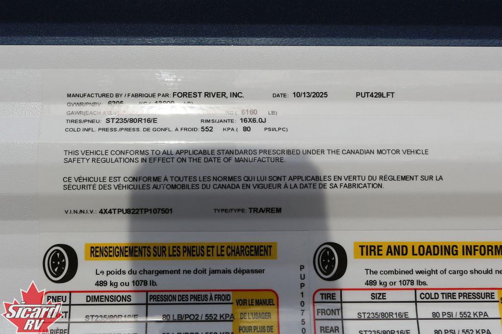 2026 PALOMINO PUMA VISTA 429LFT