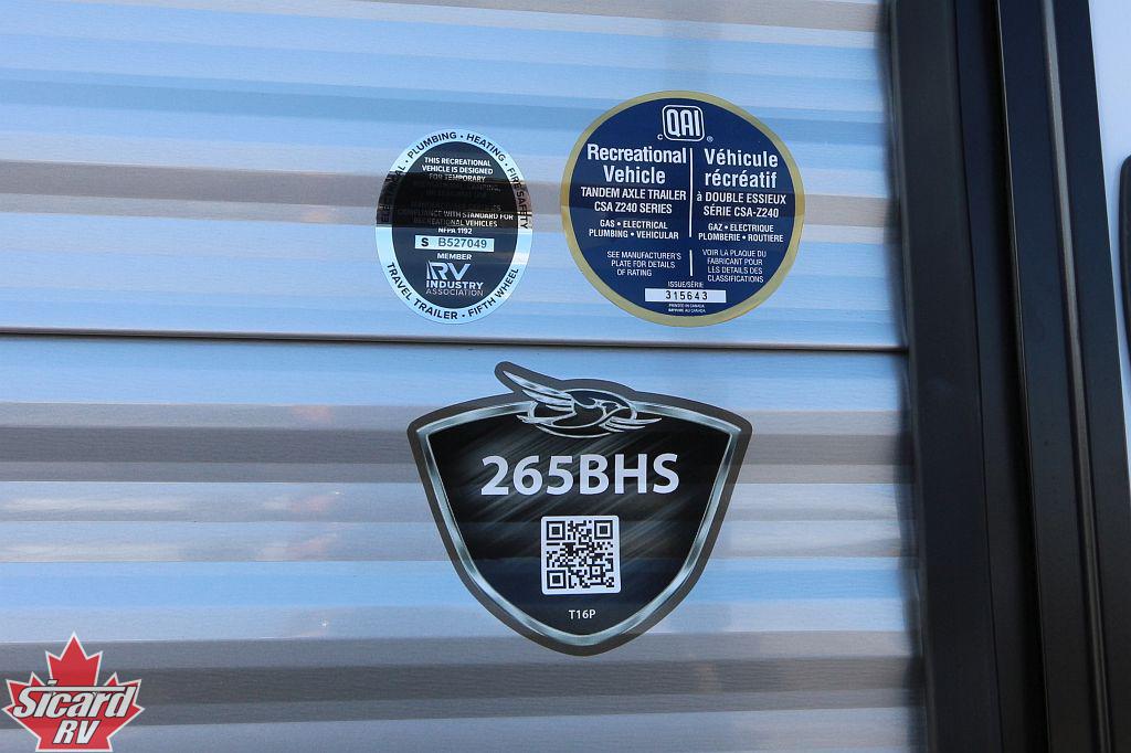 2026 JAYCO JAY FLIGHT SLX 265BHS