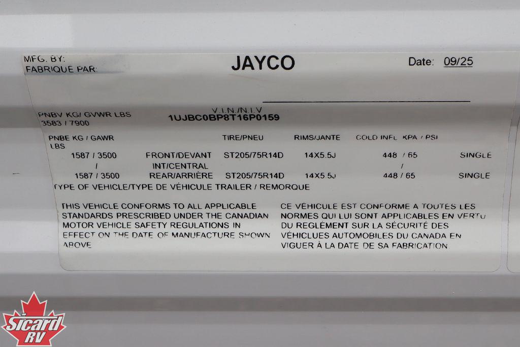 2026 JAYCO JAY FLIGHT SLX 265BHS