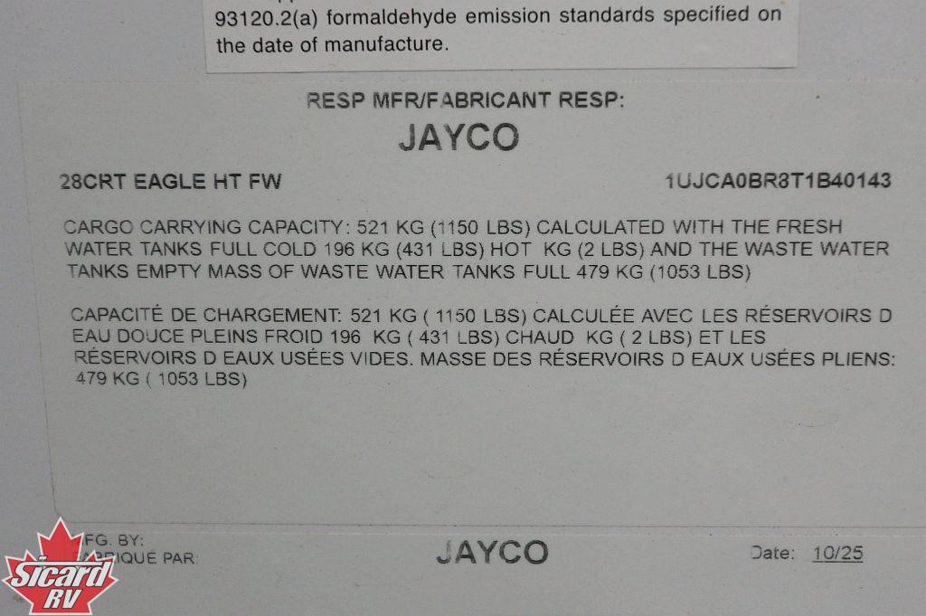 2026 JAYCO EAGLE HT 28CRT