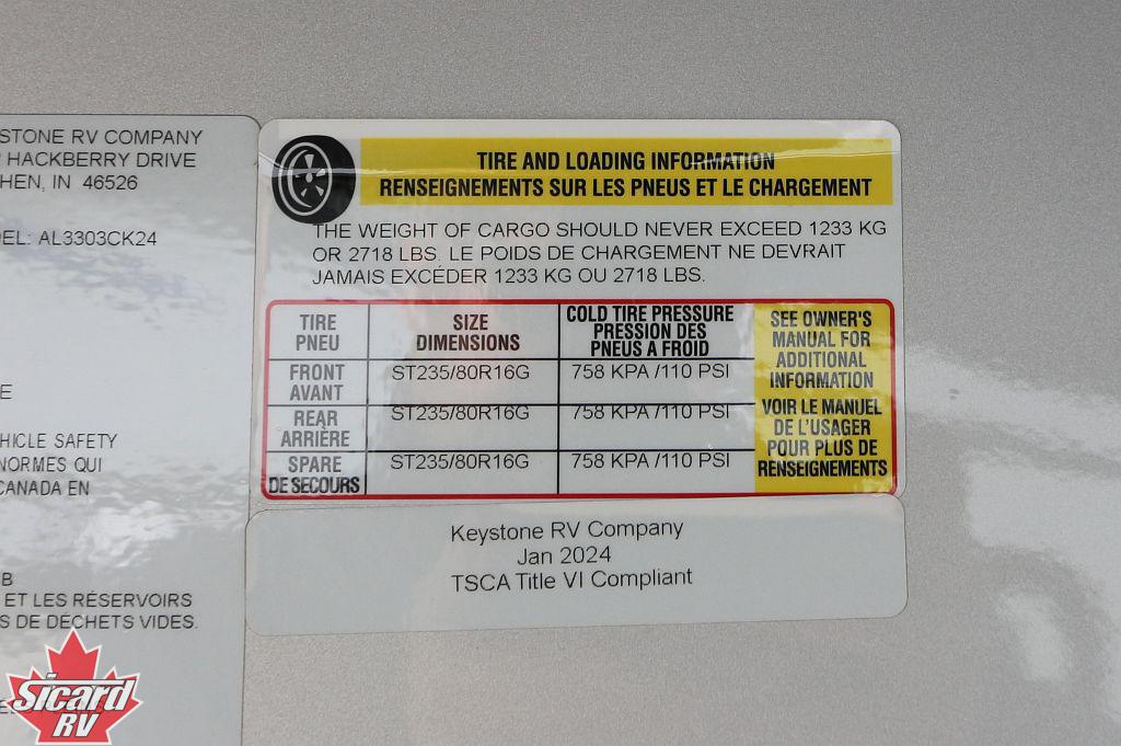 2024 KEYSTONE ALPINE 3303CK