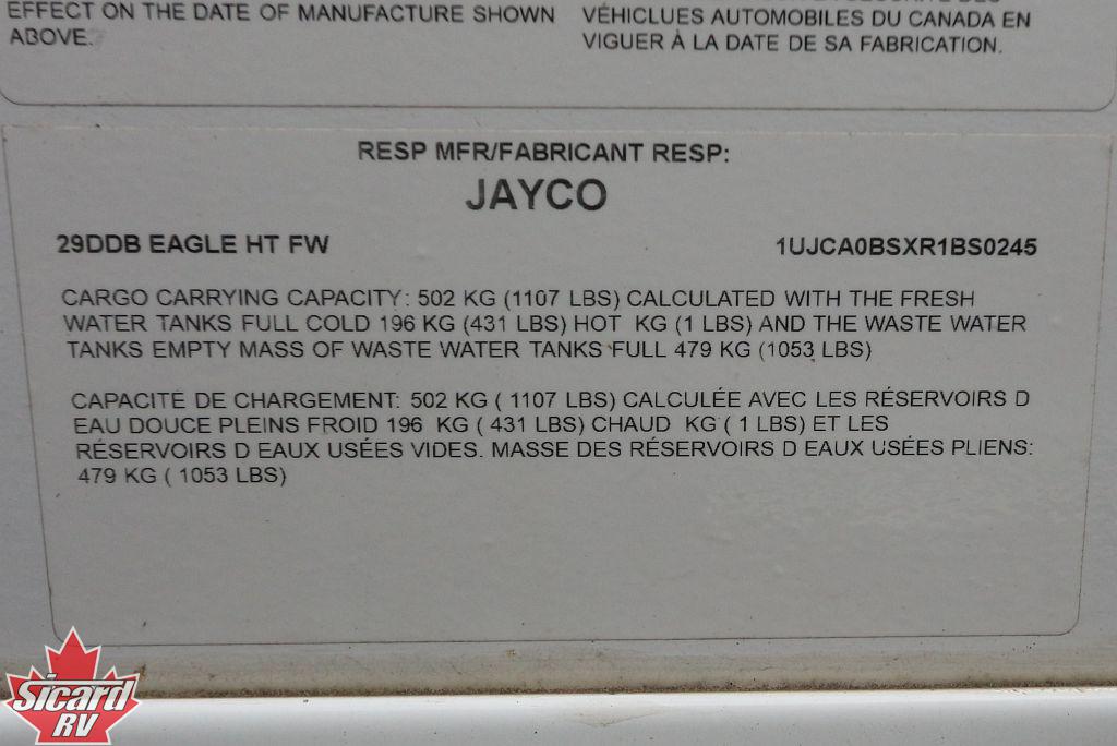 2024 JAYCO EAGLE HT 29DDB
