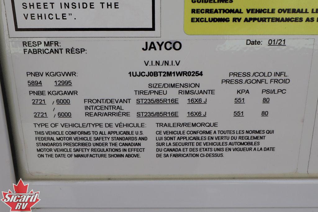2021 JAYCO EAGLE 319MLOK