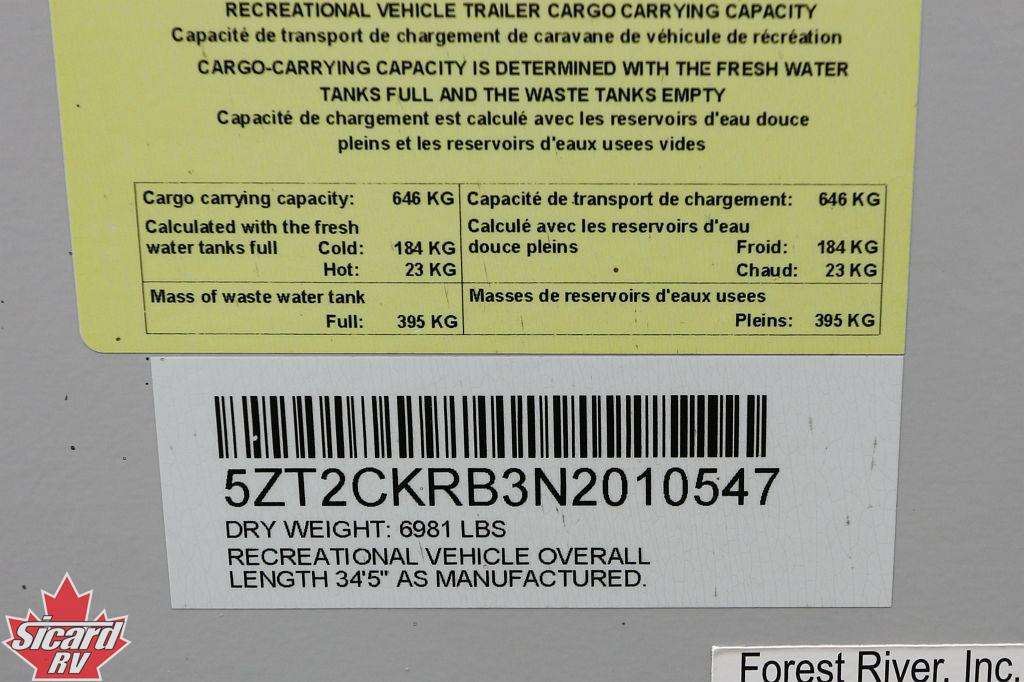 2022 FOREST RIVER CHEROKEE ALPHA WOLF 26RL-L