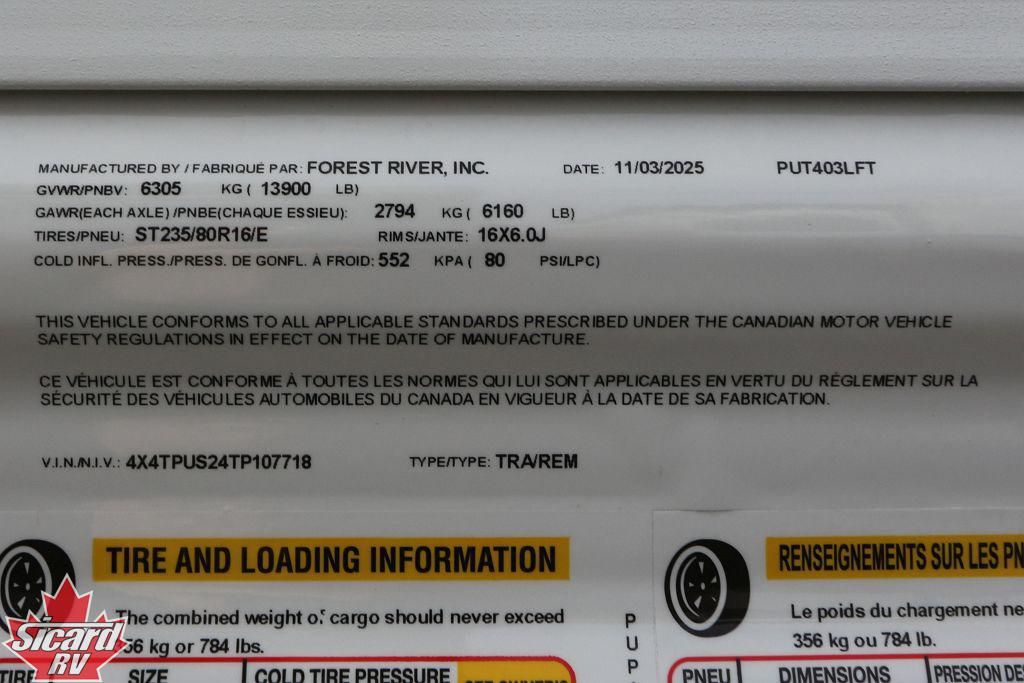 2026 PALOMINO PUMA VISTA 403LFT