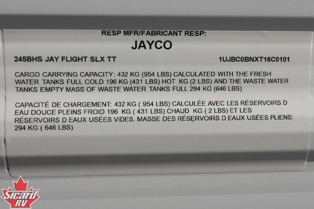 2026 JAYCO JAY FLIGHT SLX 245BHS