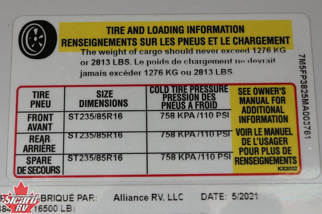 2021 ALLIANCE PARADIGM 340RL