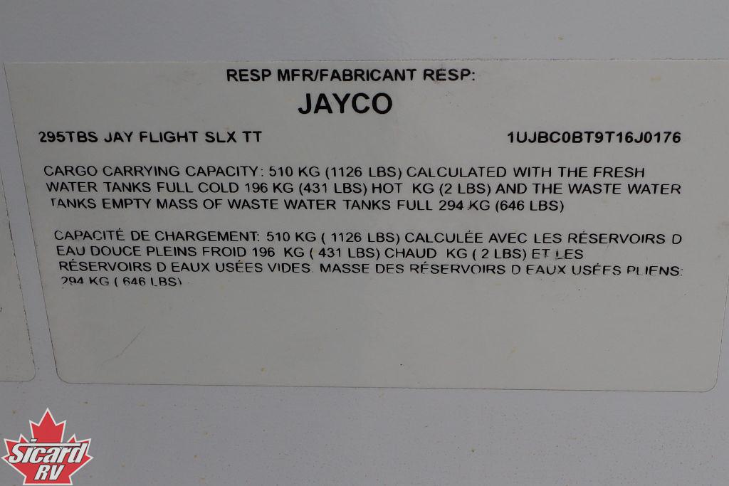 2026 JAYCO JAY FLIGHT SLX 295TBS