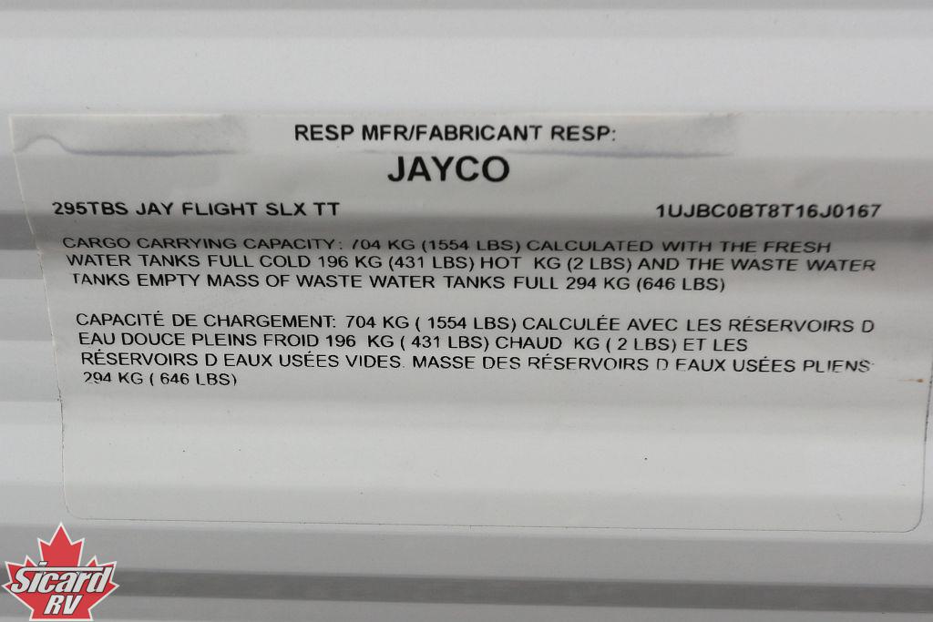 2026 JAYCO JAY FLIGHT SLX 295TBS
