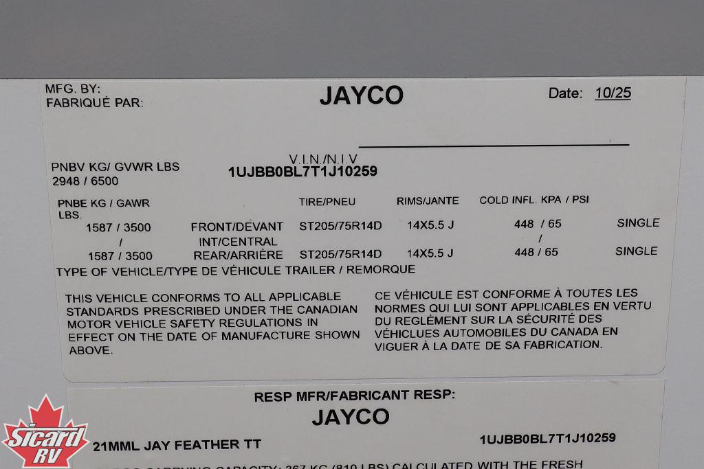 2026 JAYCO JAY FEATHER 21MML