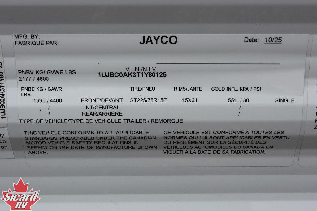 2026 JAYCO JAY FLIGHT SLX 178DBS