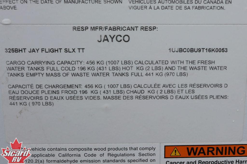 2026 JAYCO JAY FLIGHT SLX 325BHT